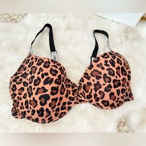 Juicy Couture animal print leopard bra 38DD